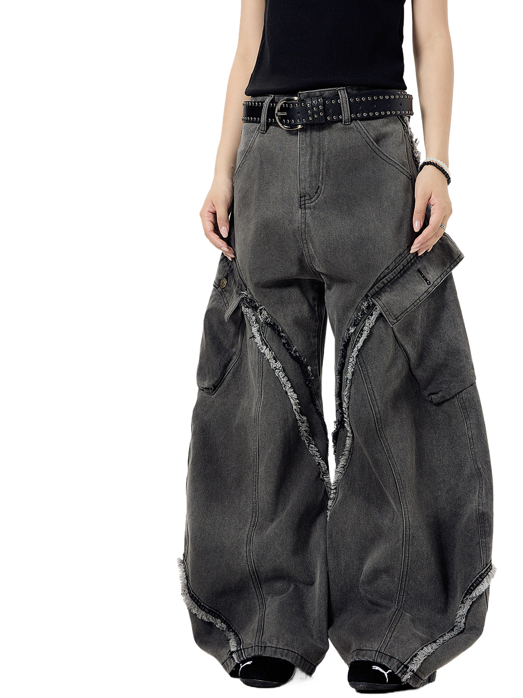 PREMIUM RETRO WIDE LEG JEANS