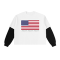 USA WHITE LONG SLEEVE