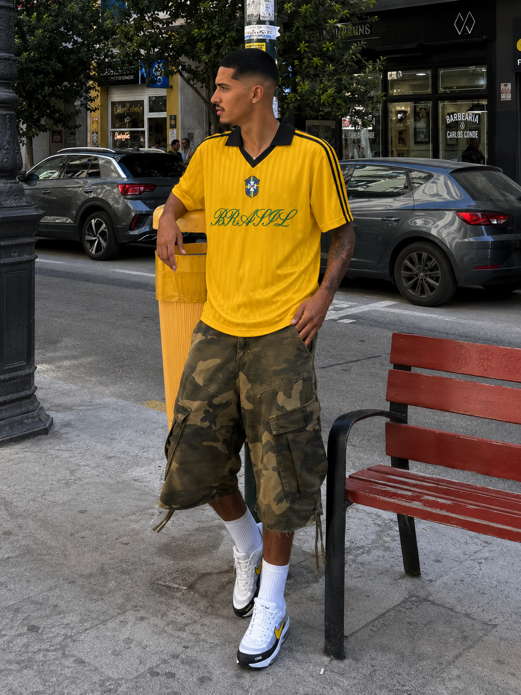 "BRASIL" STREETWEAR JERSEY