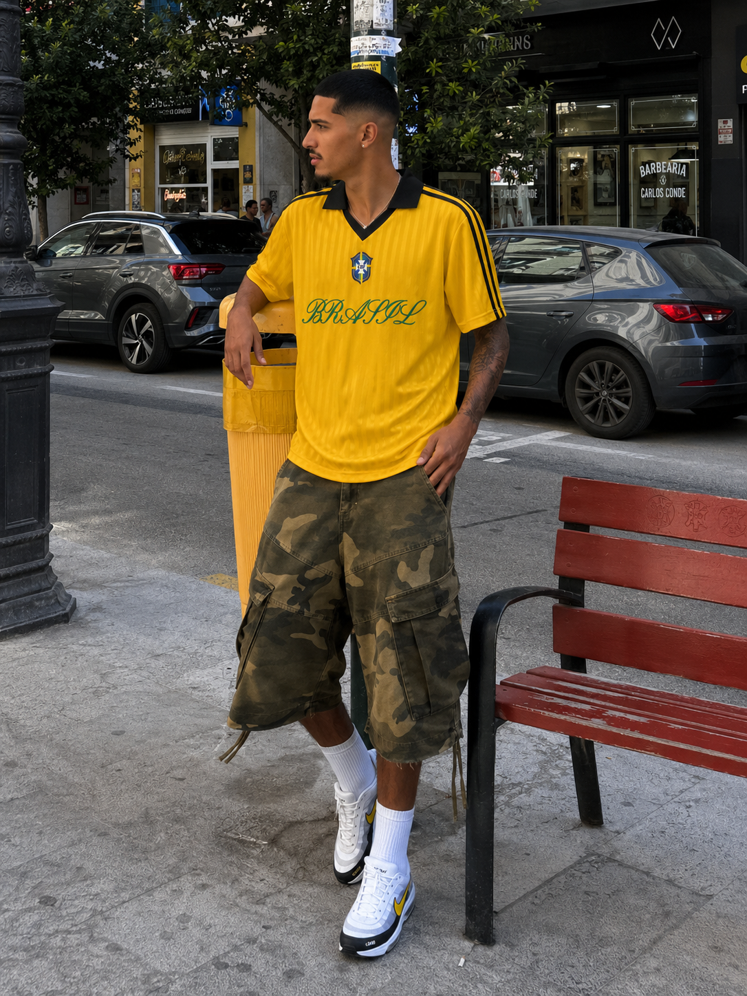 "BRASIL" STREETWEAR JERSEY