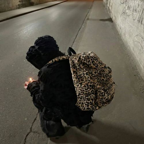 ARCHIVE LEOPARD BACKPACK