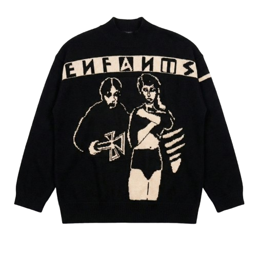 ENFANTS RICHES DEPRIME COTTON SWEATER