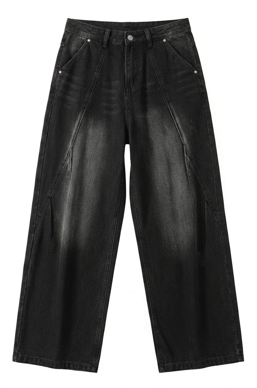 "MIDNIGHT" WIDE LEG JEANS