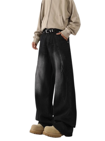 "MIDNIGHT" WIDE LEG JEANS