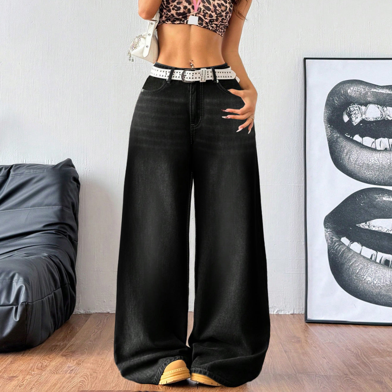 "STATEMENT" RETRO BAGGY JEANS