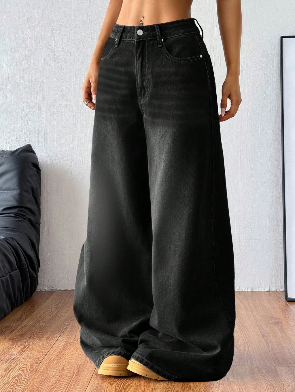 "STATEMENT" RETRO BAGGY JEANS