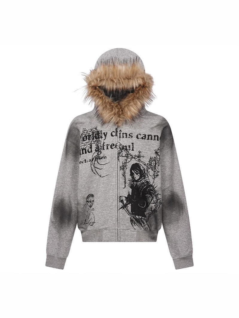 SUPERMADE X TIMELESS GRAPHIC HOODED JACKET