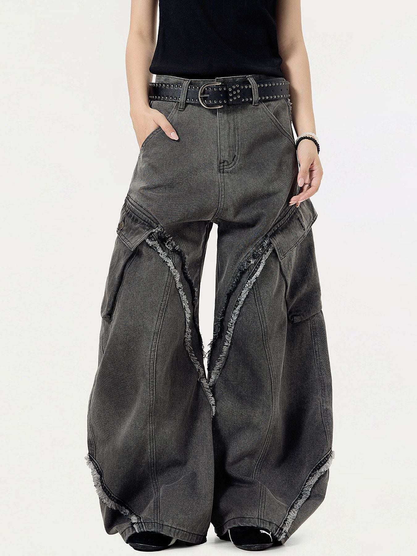 PREMIUM RETRO WIDE LEG JEANS