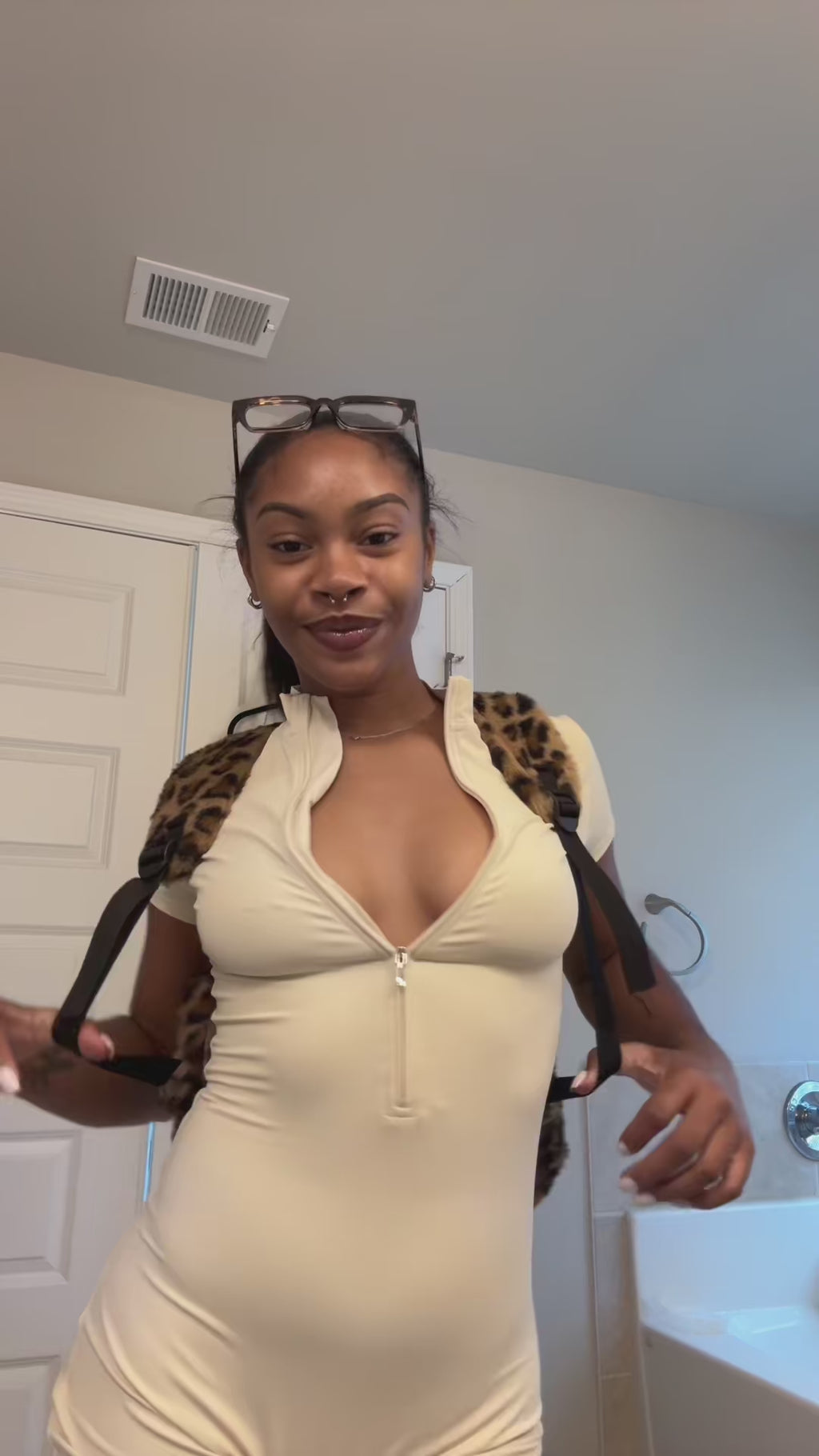 ARCHIVE LEOPARD BACKPACK