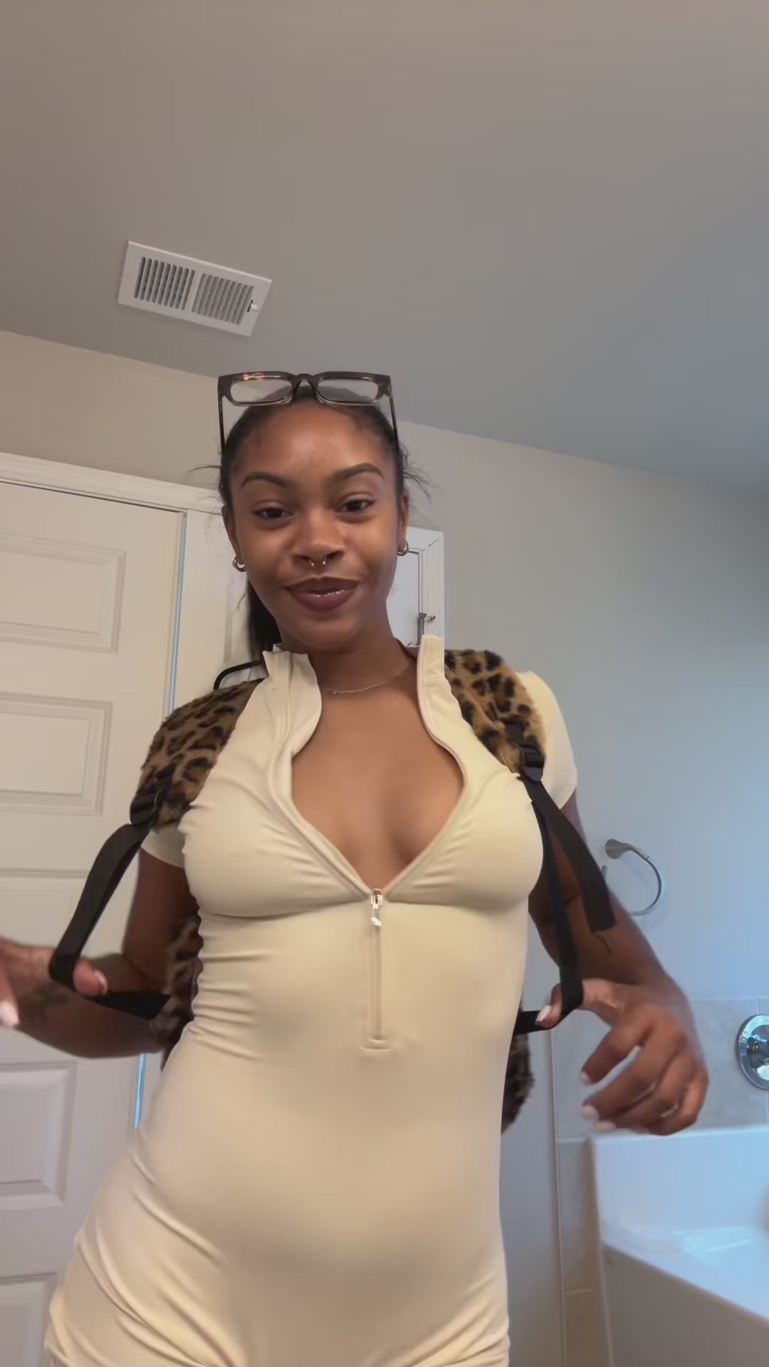 ARCHIVE LEOPARD BACKPACK